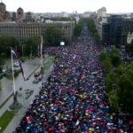 protest, beograd, Srbija protiv nasilja