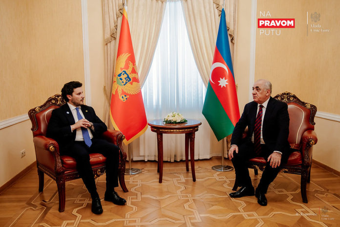 Crna Gora, Azerbejdžan, međuvladina komisij, ekonomija