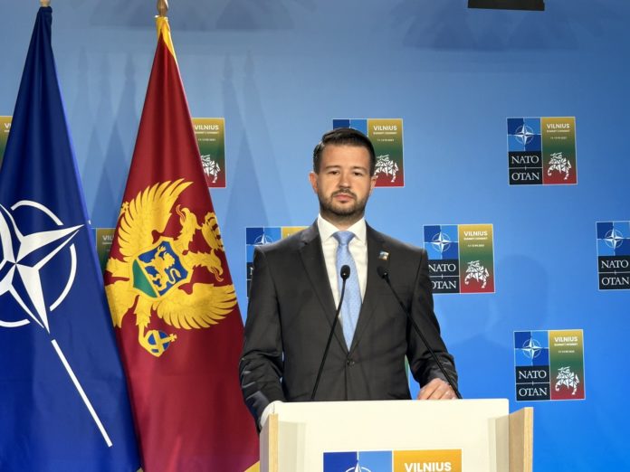 Jakov Milatović na NATO Samitu u Viljnusu