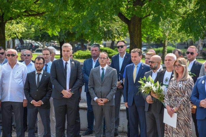 obilježavanje Dana sjećanja na žrtve genocida u Srebrenici, Spomen park na Pobrežju
