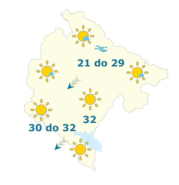 vrijeme, prognoza, 9. septembar