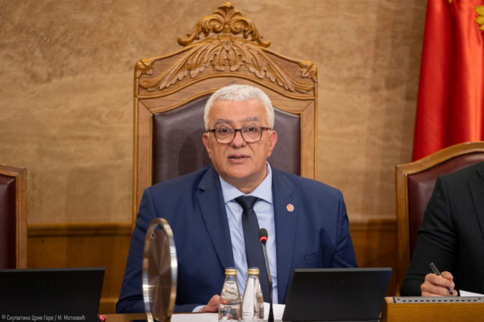 Predsjednik Skupštine Andrija Mandić