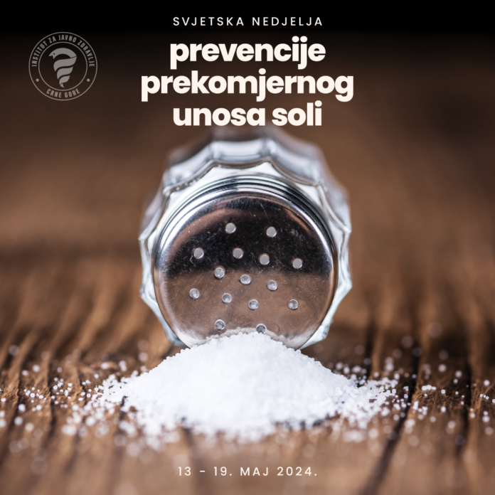 Svjetska nedjelja prevencije prekomjernog unosa soli