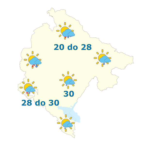 vremenska prognoza za 2. jun