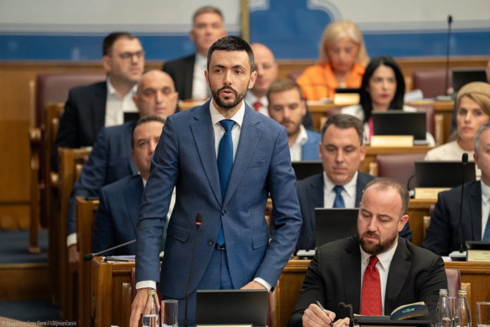 Danijel Živković, dps, skupština, premijeski sat, milojko spajić, andrija mandić