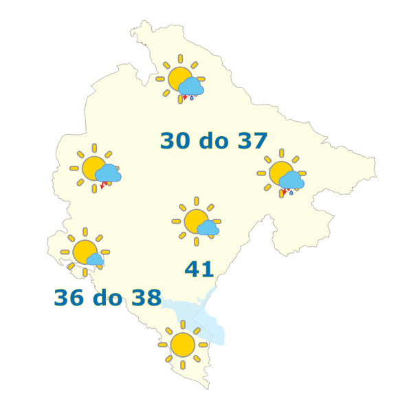 vremenska prognoza za 17. jul