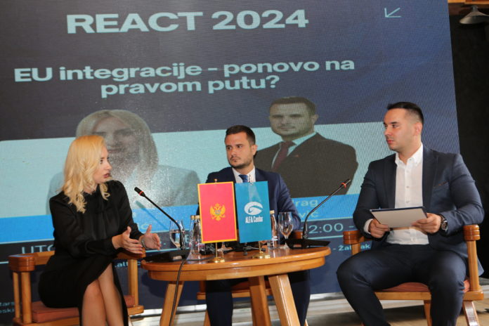 ministarstvo evropskih poslova, maida gorčević, react, crna gora, eu