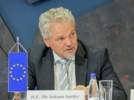 Johan Satler, ambasador EU u Crnoj Gori