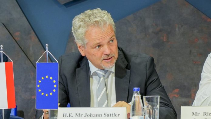 Johan Satler, ambasador EU u Crnoj Gori