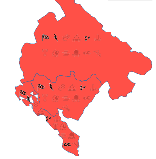 Zavod za hidrometeorologiju i seizmologiju, ZHMS, meteo, crveni meteo alaram