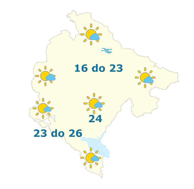 vremenska prognoza za 13. oktobar