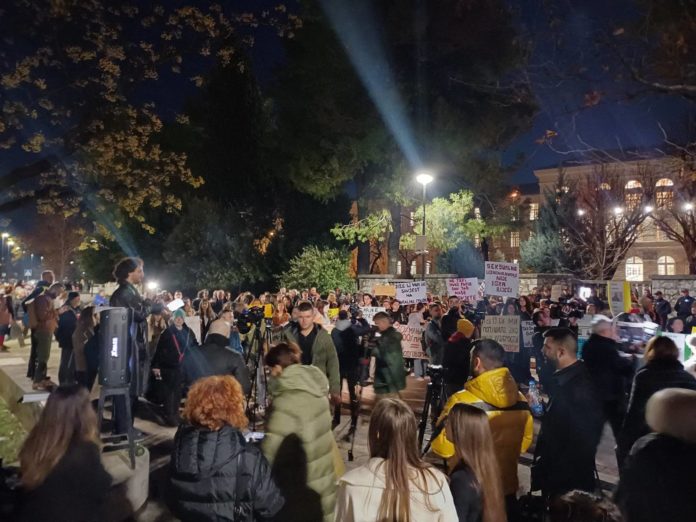 protest. gimazija, seksualno uznemiravanje, otkaz, profesor, biljana vučurović