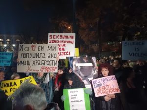 protest, gimnazija, podgorica, seksualno uznemiravanje