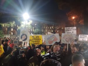 protest, gimnazija, podgorica, sara vujisic