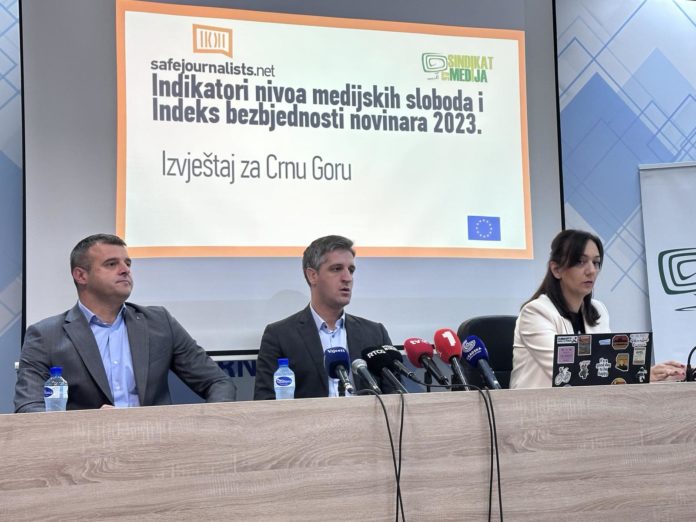 sindikam medija crne gore, radomir kračković, marijana camović veličković, bezbjednost novinara, napadi na novinare