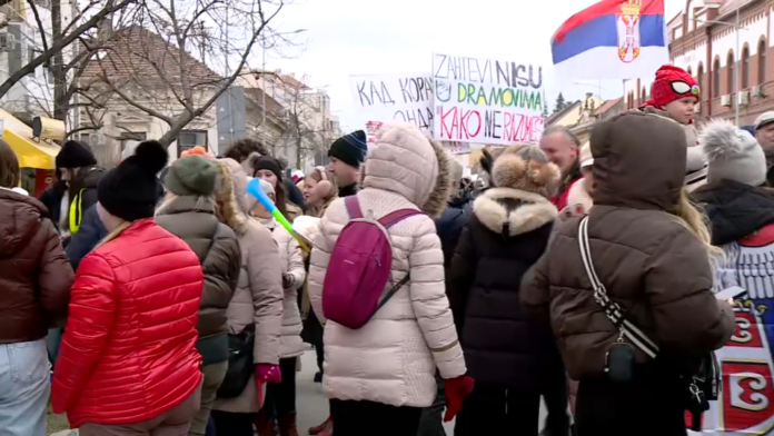 protest, srbija, studenti u blokadi, vršac