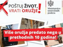 policija, vraćanje oružja