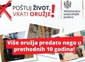 policija, vraćanje oružja