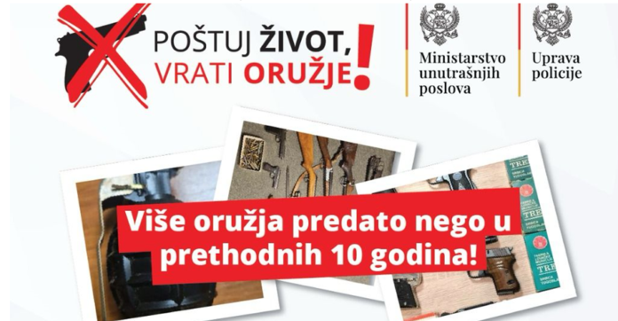 policija, vraćanje oružja