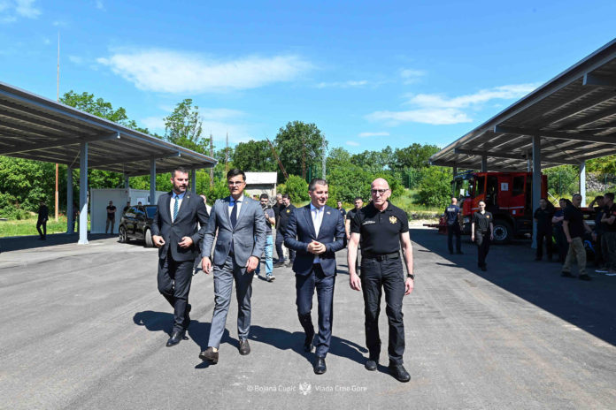 Becic, Saranovic, obilazak objekta Direktorata u Rogamima