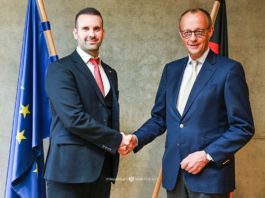 milojko spajić, fridrih merc, kancelar njemačke