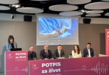ministarstvo zdravlja, doniranje organa, kampanja, donorska kartica