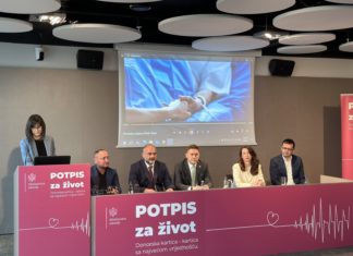 ministarstvo zdravlja, doniranje organa, kampanja, donorska kartica