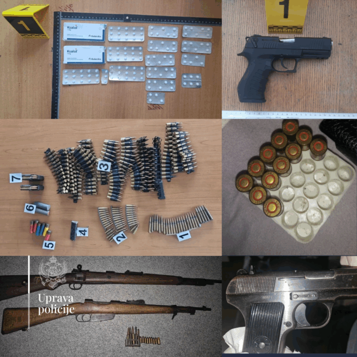 uprava policije, droga, novac, vozila, oružje