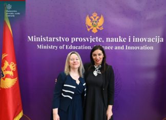 Anđela Jakšić Stojanović, francuski jezik, ambasadorka Francuske u Crnoj Gori An Mari Maske