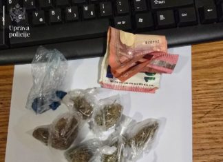 policija, droga, kontrola, bar, ulcinj