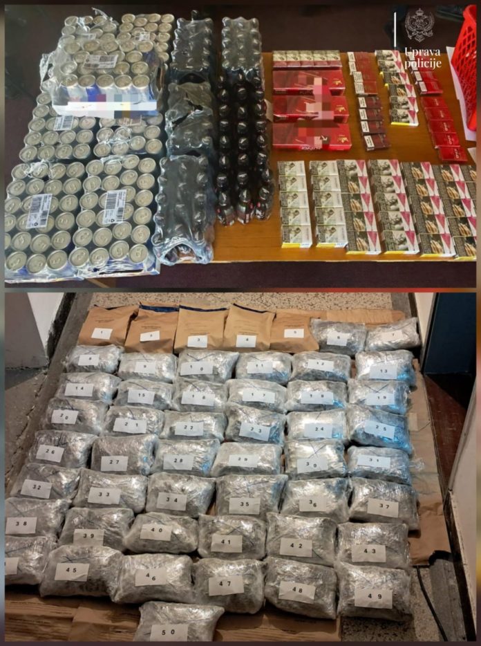 policija, plav, droga, marihuana